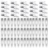 80 Pack Nail Clippers Bulk,Nail Clipper Set Flat Trimmer Portable Bulk in Bulk,Nail Supplies Manicure Tools for Women Man Adult Homeless Care view 1