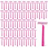 Hanaive Women's Disposable Razors Bulk Twin Blade Disposable Stainless Steel Hospitality Quality Shaver Multipurpose Portable Shave Razor Manual for Bathing Hotel Travel(Pink,300 Pcs) view 1