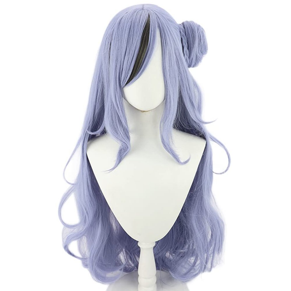 osseoca Rindou Mikoto Cosplay wig blue Separate hair package long curly hair 90cm (blue)