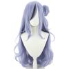 osseoca Rindou Mikoto Cosplay wig blue Separate hair package long curly hair 90cm (blue) view 1