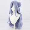 osseoca Rindou Mikoto Cosplay wig blue Separate hair package long curly hair 90cm (blue) view 3