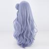 osseoca Rindou Mikoto Cosplay wig blue Separate hair package long curly hair 90cm (blue) view 4