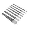 7Pcs Pedicure Knife Set, Stainless Steel Foot Repair Blade Kit, Lattice Pattern Professional Exfoliating Scrub Toenail Knife with Storage Bag view 4