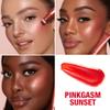 Charlotte Tilbury Beauty Light Wand Liquid Highlighter Makeup - Soft-Focus Highlighter & Blush for Cheeks - Pearlescent, Weightless Radiant Finish - Pinkgasm Sunset view 2