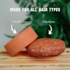 Eucalyptus Oil Shampoo and conditioner bar set and Argan Oil Shampoo and Conditioner bar for hair set - solid shampoo and conditioner perfect for travel - 100% Vegan shampoo and conditioner sets. Bar view 3