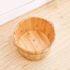 Beauty Salon Cedar Wood Foot Bucket, Thickened and Widened Foot Bath Bowl for 2 Persons, Portable Foot Bath Bowl with Lid, Solid Wood Natural Foot view 2