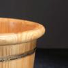 Bsetain Household Foot Bath Barrel, Solid Wood Foot Washing Barrel, Thick Foam Foot Barrel Foot Spa Bath Massager (Color : 26cm with Cover) view 4