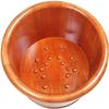 Bsetain Solid Wood Foot Tub, Spa Massage Foot Bath Barrel, Smooth and Delicate Pedicure Barrels, 26cm view 1