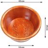 Bsetain Solid Wood Foot Tub, Spa Massage Foot Bath Barrel, Smooth and Delicate Pedicure Barrels, 26cm view 3