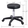 Facial Chair Massage Salon Tattoo Chair With Two Trays Esthetician Bed With Hydraulic Stool,Multi-Purpose 3-Section Facial Bed Table, Adjustable Beauty Barber Spa Beauty Equipment ( Color : Black ) view 2