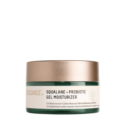 Biossance Squalane + Probiotic Balancing Face Gel Moisturizer - Advanced Formula for Oily & Acne-Prone Skin, Encapsulated Probiotics, Reduces Redness & Excess Oil, Soothes Sensitive Skin - 1.69 oz
