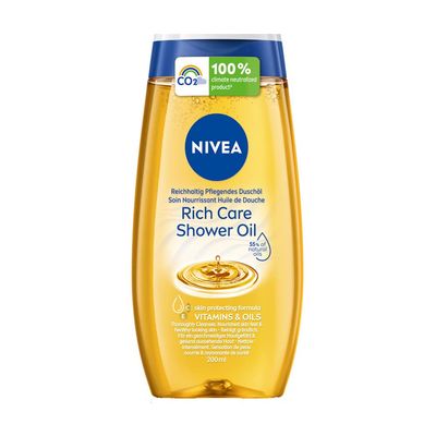 NIVEA Rich Care Intensive Nourishing Shower Oil 200 ml