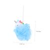 2Pcs Unicorns Bath Scrubber Mesh Shower Balls for Cute Cartoon Exfoliating Bath Bubble Net & Bath Poufs for Fun and Relaxation view 2