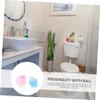2Pcs Unicorns Bath Scrubber Mesh Shower Balls for Cute Cartoon Exfoliating Bath Bubble Net & Bath Poufs for Fun and Relaxation view 3