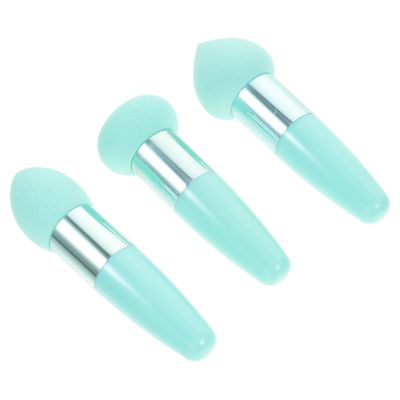 Beatifufu 3pcs Beauty Makeup Pen Portable Foundation Sponge Brush Applicators for Use Skin-friendly Makeup Tools for Application for Sharing