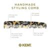Kent 9T Fine Tooth and Wide Tooth Hair Combs - Large Detangler Handmade Dressing Comb - Wet & Dry Use, Durable Grooming for Women & Men - Made in England (WhiteTokyo) view 4