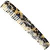 KENT 9T Fine Tooth and Wide Tooth Comb Detangler Hair Combs - Large Handmade and Saw-Cut Dressing Comb - Wet Hair Comb, Made in England (White Tokyo), 2 Pack view 1