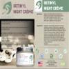 White Egret Retinyl Night Creme with 72 Ionic Sea Minerals for Nourishing, Hydrating, and Replenishing Skin in a glass 2 fl. oz Jar view 4
