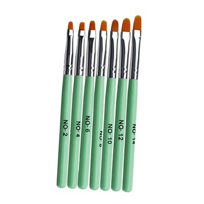 FOMIYES 1set Colored Painting Brush Wooden Handle Nail Dotting Pen Manicure Accessories for Nail Art for Fine Details and Patterns Lightweight and Easy to Carry