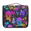 Hanging Toiletry Bag Magic Skull Mushroom Purple Makeup Bag Travel bag for Toiletries Portable Toiletry Organizer Bags Toiletry Bag for Women Men, Travel-Essentials Toiletry Bag view 2