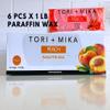 Tori Mika Paraffin Wax Refills, 6 lbs Scented Paraffin Wax Blocks for Paraffin Bath, Paraffin Wax Machine Refills for Hand Feet Dry Skin, Help Stiff Muscles and Pain (Peach, 6 lbs) view 2
