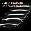 504Pcs Short Clear Almond Nail Tips & 15ML Nail Glue Bundle view 2