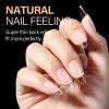 504Pcs Short Clear Almond Nail Tips & 15ML Nail Glue Bundle view 3