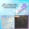 DAGEDA Body Glitter Gel, Holographic Face Glitters Body Gel Shimmer Liquid Eyeshadow, Color Changing Glitter for Face Hair Nails, Glitter Under Light Festival Glitter Makeup 1.7oz (Galaxy Blue) view 3