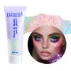 DAGEDA Body Glitter Gel, Holographic Face Glitters Body Gel Shimmer Liquid Eyeshadow, Color Changing Glitter for Face Hair Nails, Glitter Under Light Festival Glitter Makeup 1.7oz (Sparkling Pink) view 1