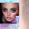 DAGEDA Body Glitter Gel, Holographic Face Glitters Body Gel Shimmer Liquid Eyeshadow, Color Changing Glitter for Face Hair Nails, Glitter Under Light Festival Glitter Makeup 1.7oz (Sparkling Pink) view 2