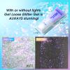 DAGEDA Body Glitter Gel, Holographic Face Glitters Body Gel Shimmer Liquid Eyeshadow, Color Changing Glitter for Face Hair Nails, Glitter Under Light Festival Glitter Makeup 1.7oz (Sparkling Pink) view 3