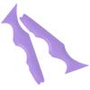 Beaupretty 2pcs Silicone Wing Eyeliner Tool Set Eyebrow Pencil Stencil Reusable Makeup Stencils for Women view 1