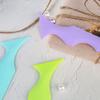 Beaupretty 2pcs Silicone Wing Eyeliner Tool Set Eyebrow Pencil Stencil Reusable Makeup Stencils for Women view 3