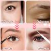 100Pcs Micro Eyebrow Brush, Eyelash Comb Brushes with Cap, Portable Brow Lamination Brush, Multifunctional Brow Brushes for Eyebrows Eyelash Extensions Tool (10Colors) view 4