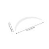 Beavorty 1set Eyebrow Ruler Tool for Accurate Eyebrow Positioning and Nose Bridge Measurement Transparent Design for Symmetrical Brow Mapping Essential Makeup Accessory for Women view 3