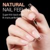 504Pcs Clear Short Square Nail Tips & 15ML Nail Glue Bundle view 3