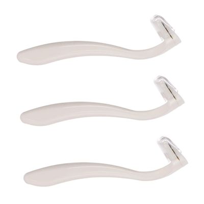 Beavorty 3pcs Portable Body Hair Trimmer for Women Mini Hair Shaver for Underarms and Bikini Line Lightweight for Smooth Skin for Travel and Daily Use