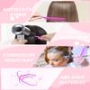 Hair Grooming Kit: Wax Stick for Flyaways, Slick Back Brush, Rat Tail Comb, Bristle Brush Set - Tames Frizz & Controls Baby Hair view 4