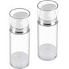 Beaupretty 2PCS 50ML Airless Pumb Bottle Refillable Pump Bottle Airless Lotion Pump Face Cream Dispenser Cream Vacuum Jar Travel as Portable view 1