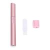 Eyebrow Trimmer, Portable Facial Hair Trimmer for Sensitive Skin, Pink Aluminum Mini Electric Gentle Facial Hair Remover for Women view 1
