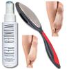 WONDER PEDI Double Sided Foot File - Made in Germany Feet Scrubber and Feet Softener Callus Remover Spay., Red, 1.0 Count view 1