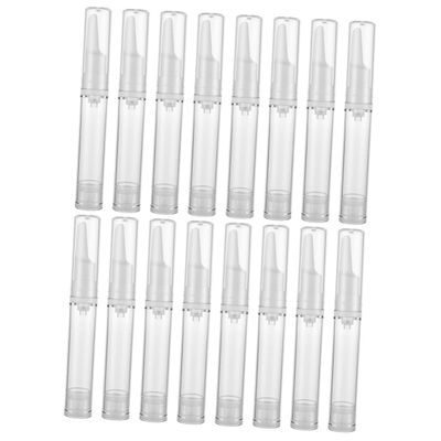 Beaupretty 16pcs Airless Pump Bottles for Eye Serum Refillable Cosmetic Containers Vacuum Dispensers for Travel Lightweight and Portable for Lotions and Serums