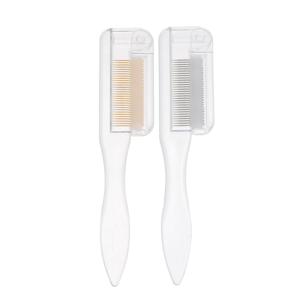 Eyebrow Shaping Brush 2pcs Foldable Eyebrow Comb Eyelash Mascara Beauty Tools Bulk Makeup Eyelash Comb Separator Eyebrow Shaping Brush Eyelash Brush Tool Makeup Tool Girl