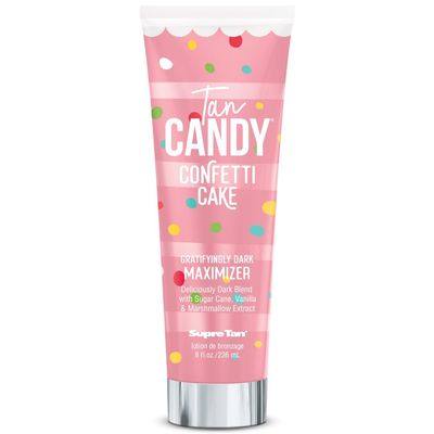 Tan Candy Confetti Cake Dark Tanning Maximizer 8oz