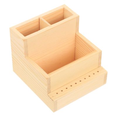Beavorty Box storage box manicure bit display stand nail tech supplies nail holder nail drill holder rack drill holder for makeup organizer drill bit log small pencil holder office