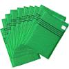 Korean Scrubbing Cloth Mitt Exfoliating Washcloth - 10pcs Body Scrubber and Washcloth Set for Smooth Skin - Natural Mitts for an Exfoliating Shower - Soft and Durable. (Green) view 1