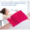Korean Scrubbing Cloth Mitt Exfoliating Washcloth - 10pcs Body Scrubber and Washcloth Set for Smooth Skin - Natural Mitts for an Exfoliating Shower - Soft and Durable. (Green) view 2
