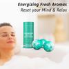 Magnesium Menthol Fizzing Bath Bomb Eucalyptus Peppermint Epsom Salt Refreshing Bubble Spa with Essential Oil Infused Post Workout Sore Muscles Recovery Gift view 2