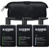 BLACKWOOD FOR MEN Dapper Dad Set including Travel Bag, Active Man Shampoo, Active Man Conditioner, & Pure Moisture Body Wash - Natural Vegan Formula view 1