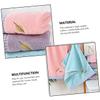 UPKOCH Comfortable Cotton Washcloth Towel Absorbent Face Towel for Home Travel Spa Thick and Soft Embroidered Design Leaf view 2